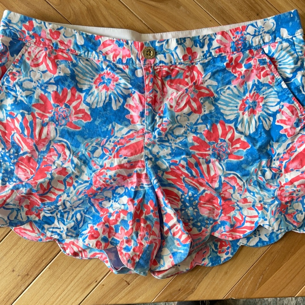Lilly Pulitzer Pop Pop Glow Buttercup Shorts